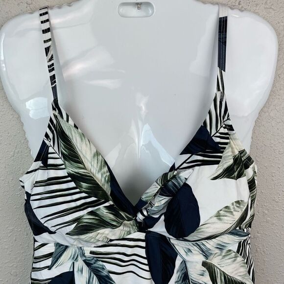 NWT La Blanca Tankini Top Size 14 - Picture 2 of 5